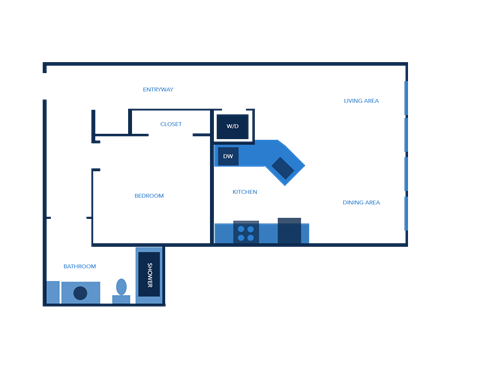 a floor plan of a house with floor plans of different rooms